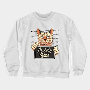 wild cat Crewneck Sweatshirt